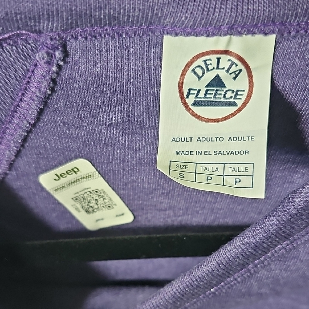 Jeep Purple Sweatshirt Dog, Built For Adventure Small New! - Picture 4 of 9